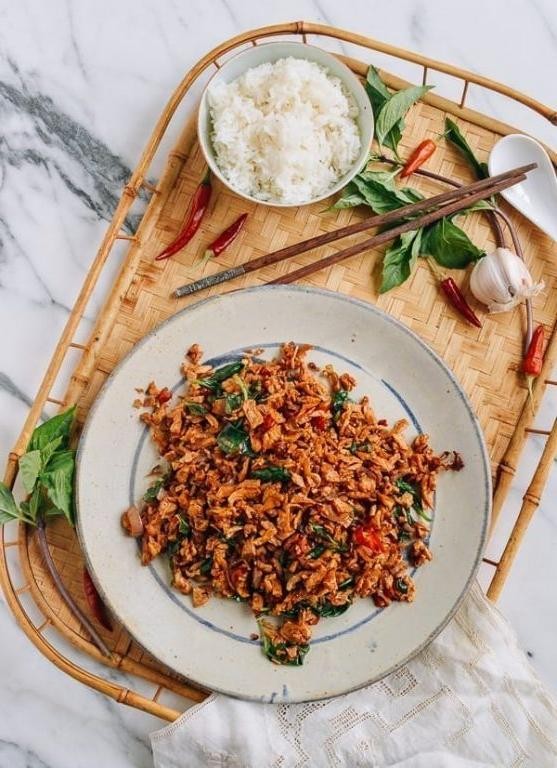 Thai Basil Vegan Stir Fry