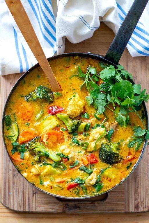 Thai Coconut Chicken Curry Instant Pot