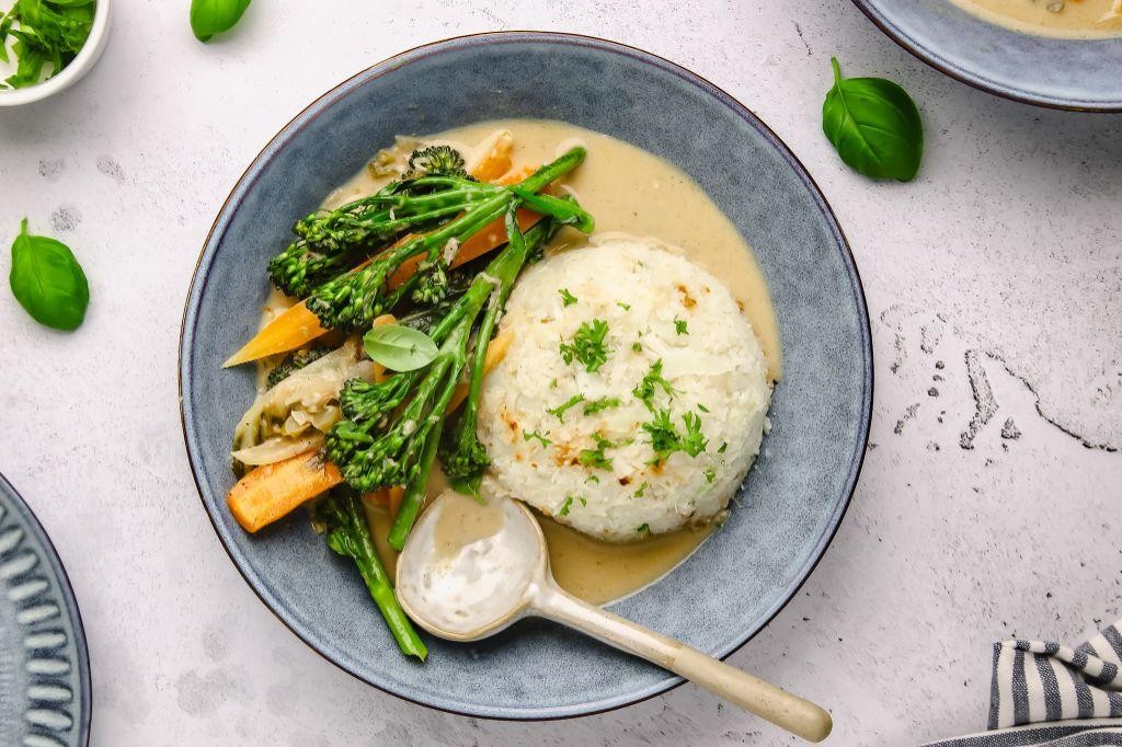 Thai Green Curry Cauliflower Rice