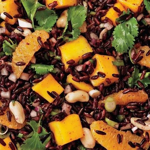 Thai Mango Rice Salad with Peanuts