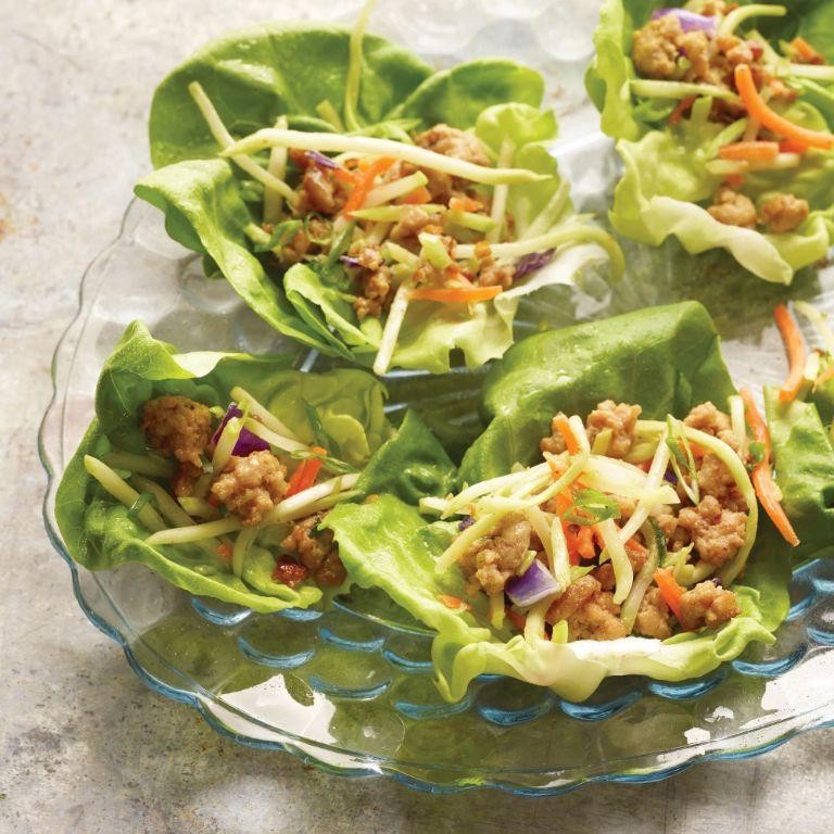 Thai Pork Lettuce Wraps