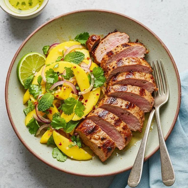 Thai Pork and Mango Salad