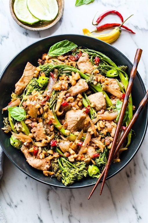 Thai Pork and Vegetable Stir Fry