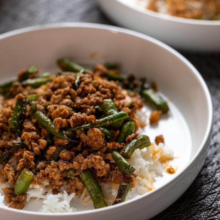 Thai Pork with Green Beans and Chili