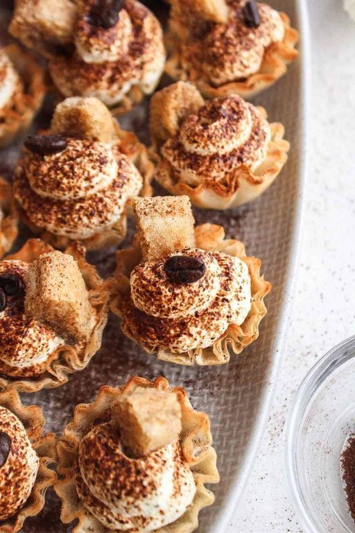 Tiramisu Phyllo Shells