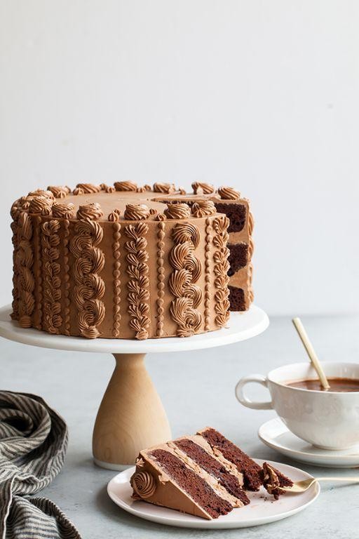 Toffee Crunch Holiday Cake