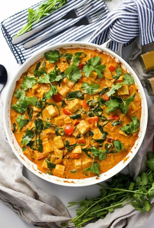 Tofu Curry with Coconut Milk