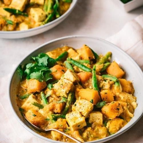 Tofu Curry with Pumpkin