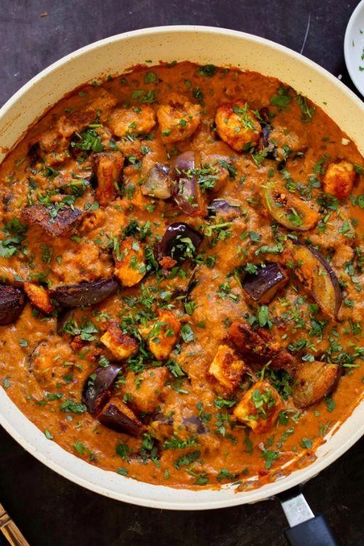 Tofu and Eggplant Curry