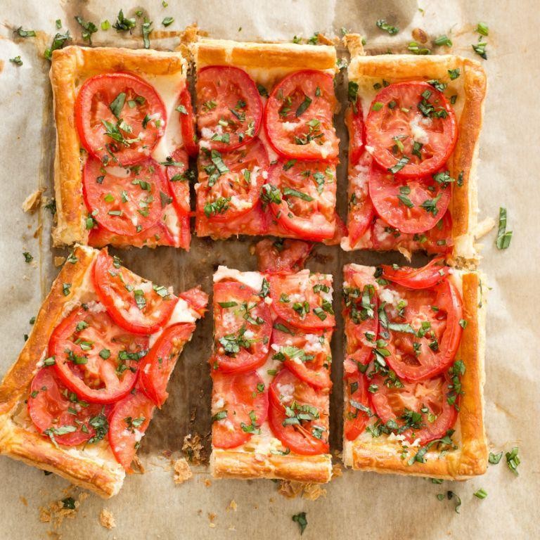 Tomato Mozzarella Tart