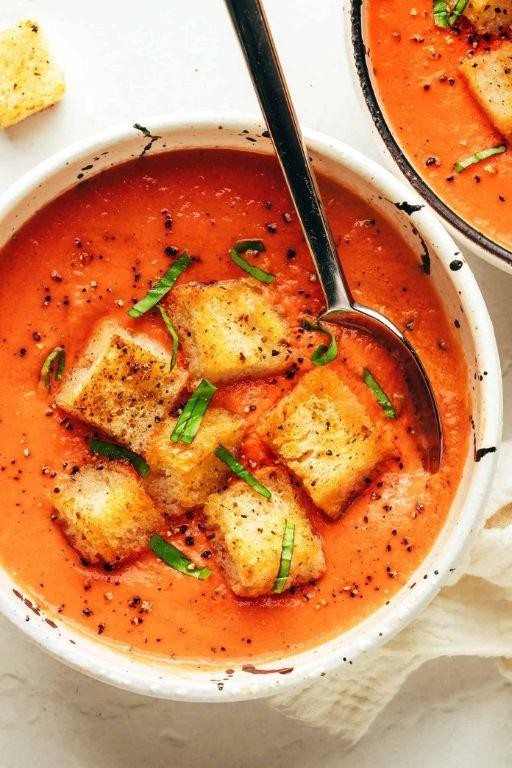 Tomato and Diced Tomatoes Gazpacho