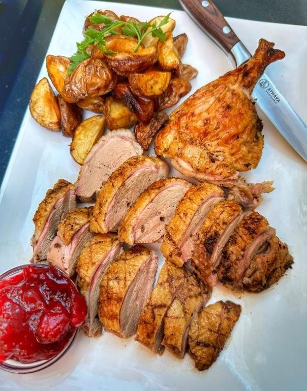 Traeger Smoked Duck