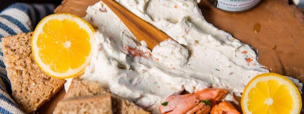Traeger Smoked Salmon with Cream Cheese Spread