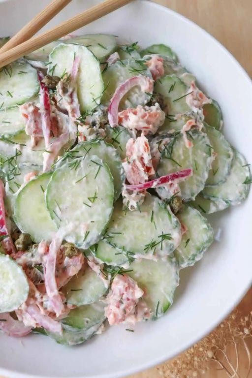 Traeger Smoked Salmon with Cucumber Dill Sauce