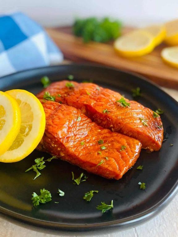Traeger Smoked Salmon with Orange Zest