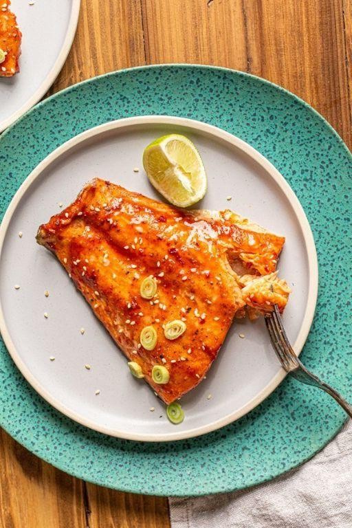 Traeger Smoked Salmon with Sweet Chili Sauce