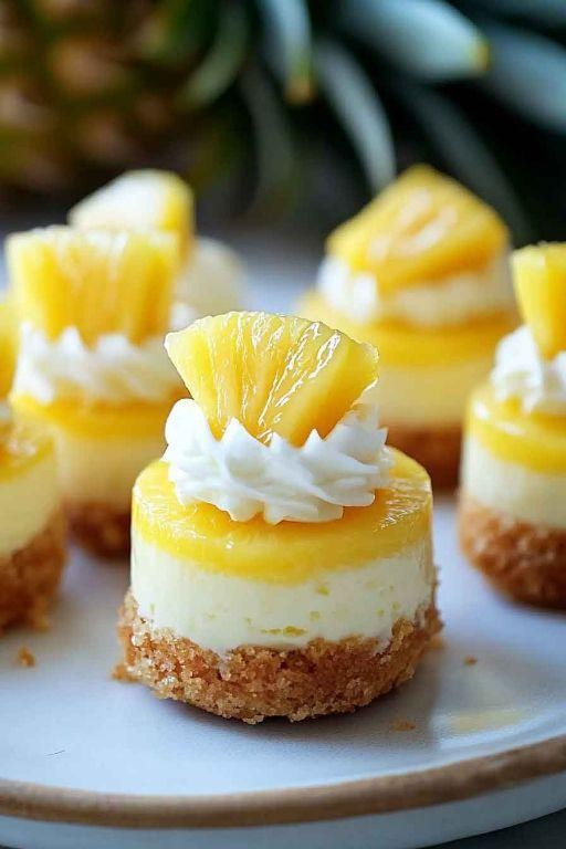 Tropical Pineapple Cheese Cake