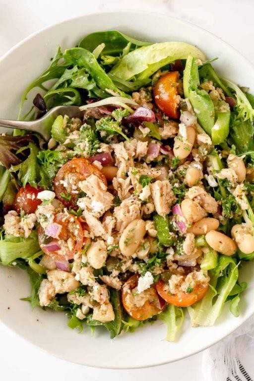 Tuna and White Bean Protein Bowl