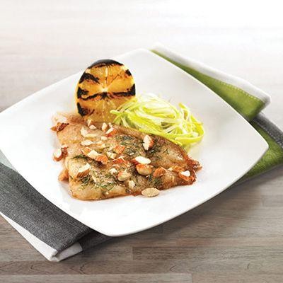 Turbot Fillet with Almond Crust