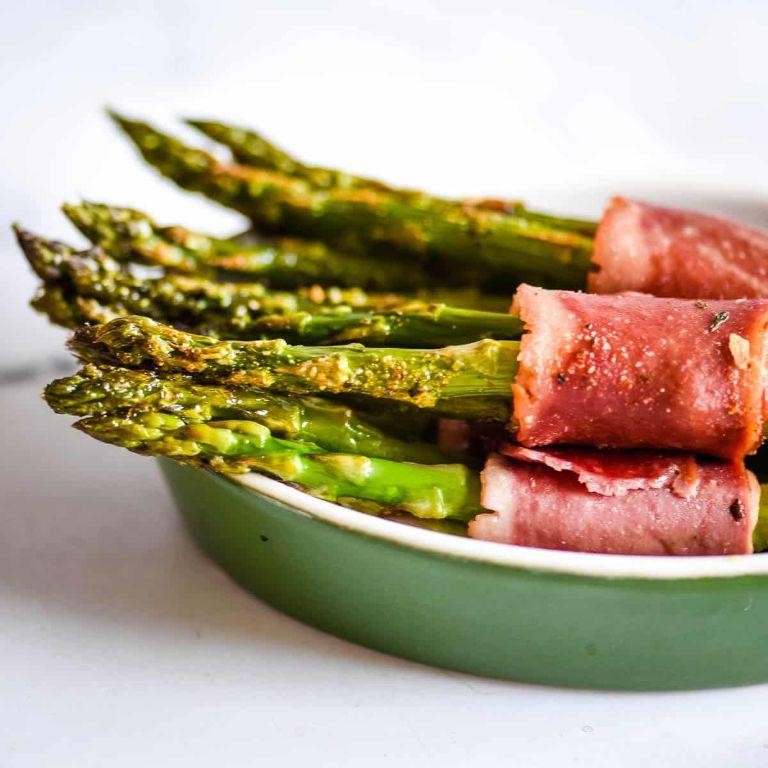 Turkey Bacon Wrapped Asparagus