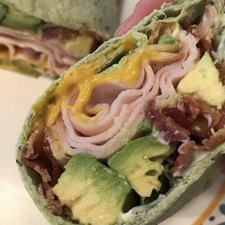 Turkey Bacon and Avocado Wrap