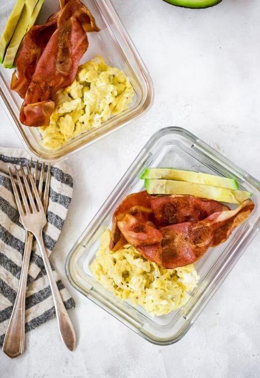Turkey Bacon and Egg Breakfast Bowl