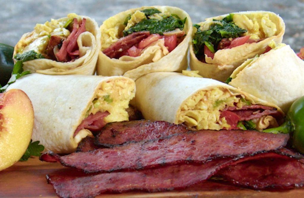 Turkey Bacon and Egg Wrap