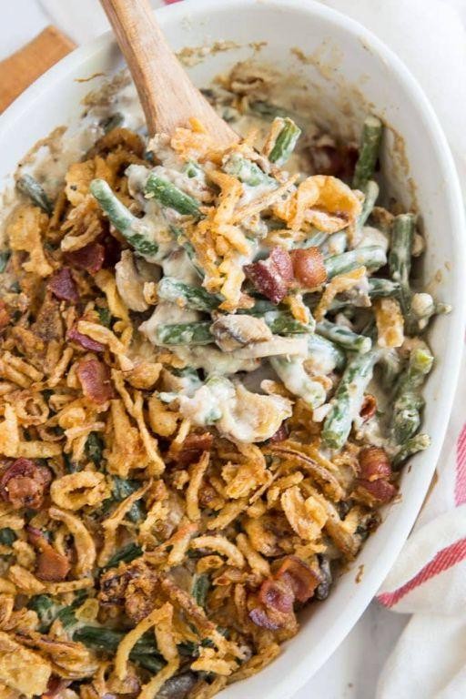 Turkey Bacon and Green Bean Casserole