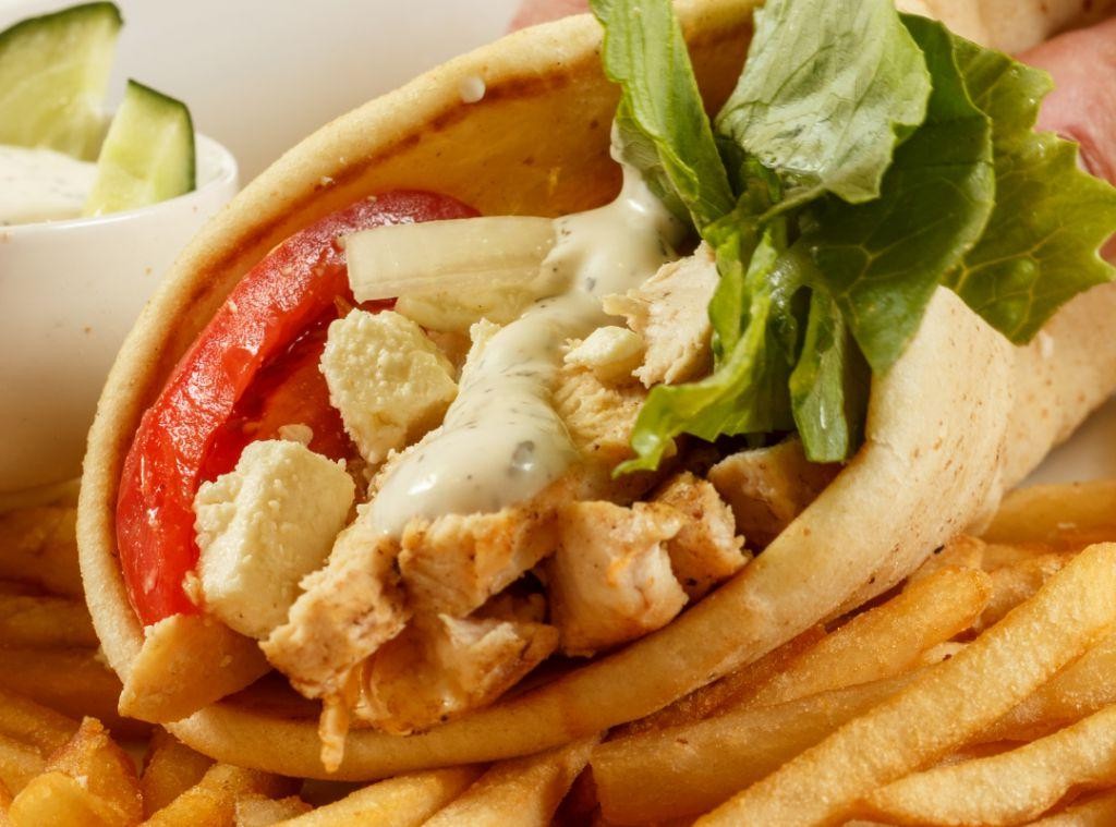 Turkey Gyro with Cucumber Relish