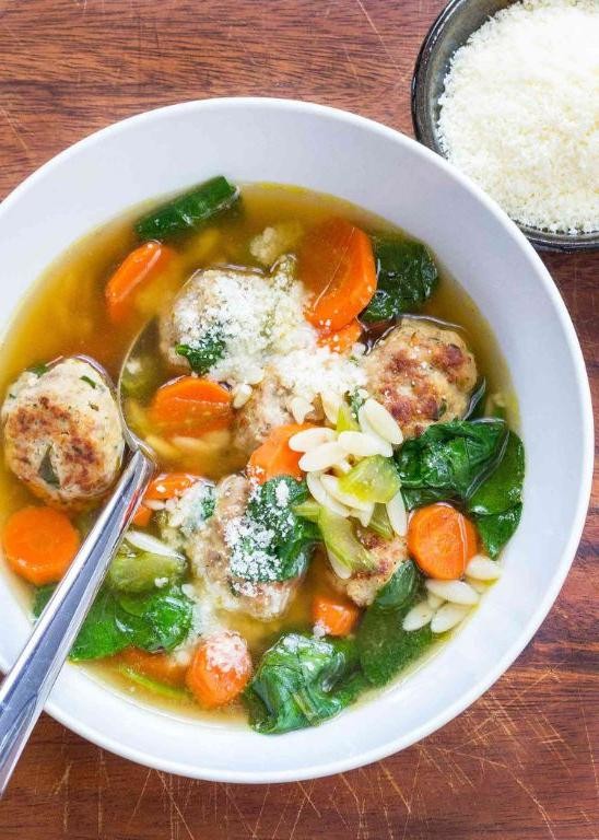 Turkey Meatball Soup