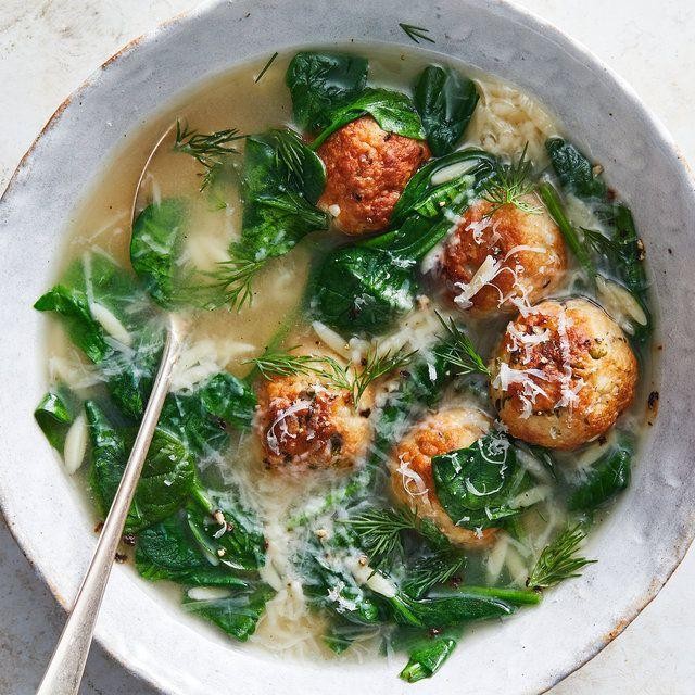Turkey Meatball Wedding Soup