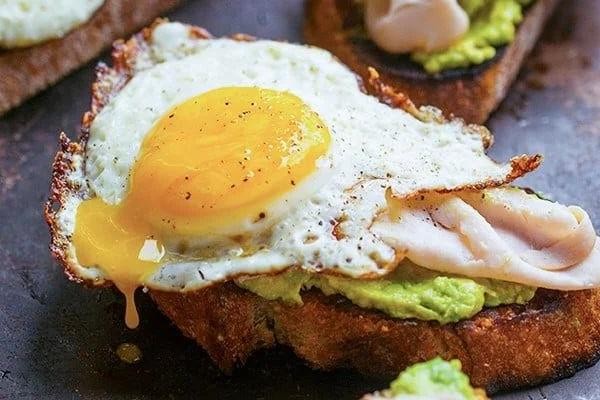 Turkey and Avocado Breakfast Sandwich