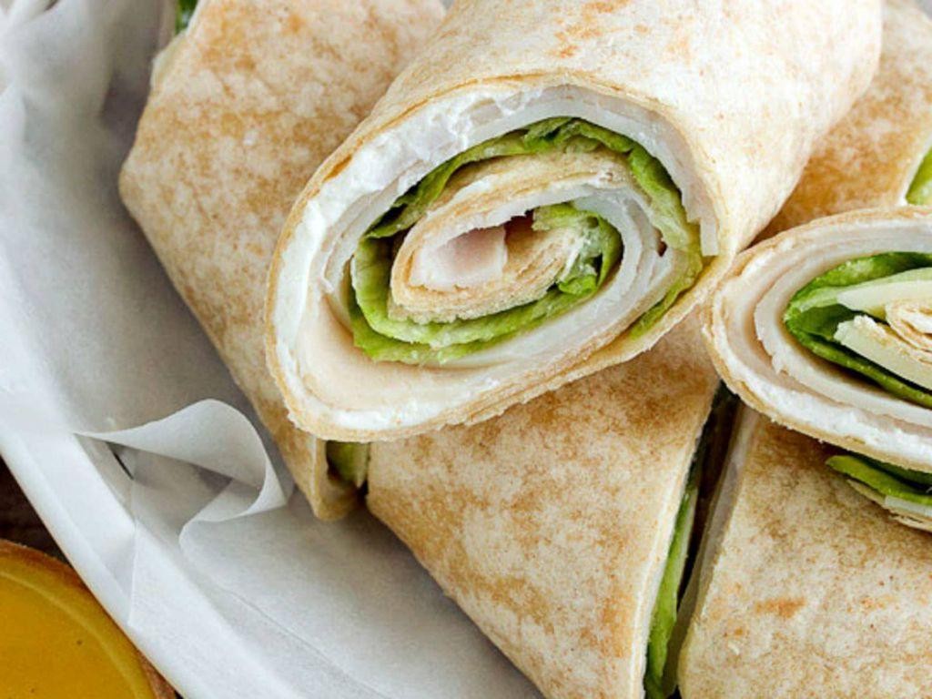 Turkey and Cheese Wrap