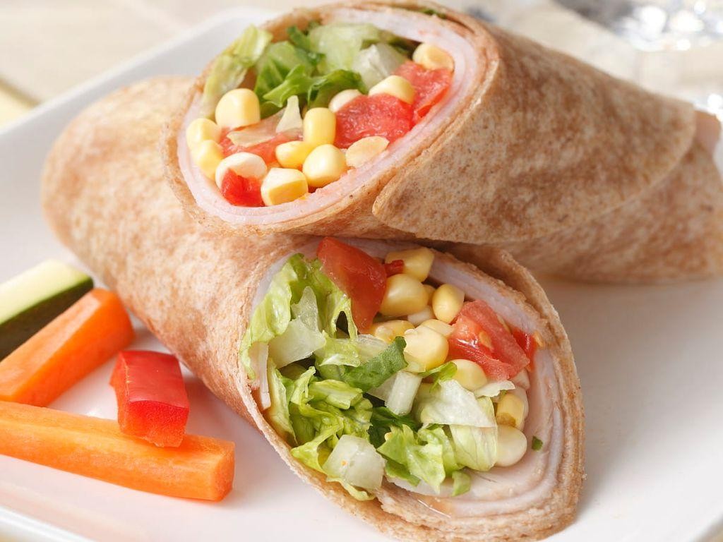 Turkey and Corn Wrap