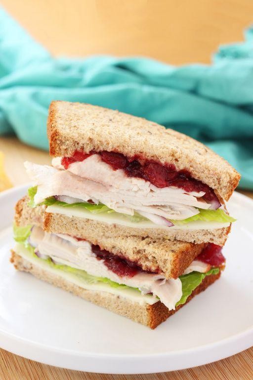 Turkey and Cranberry Sparkling Sandwich