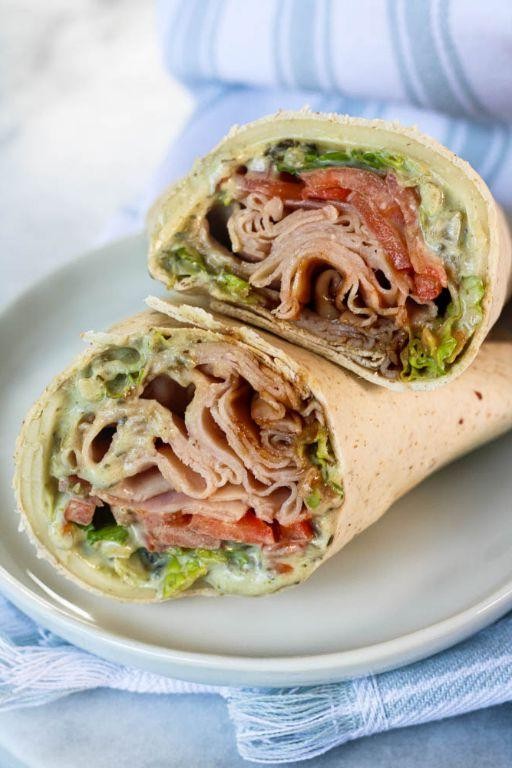Turkey and Pesto Wrap