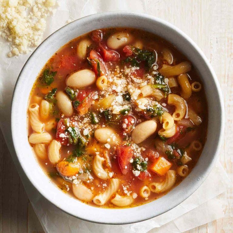 Tuscan Bean and Pasta Soup