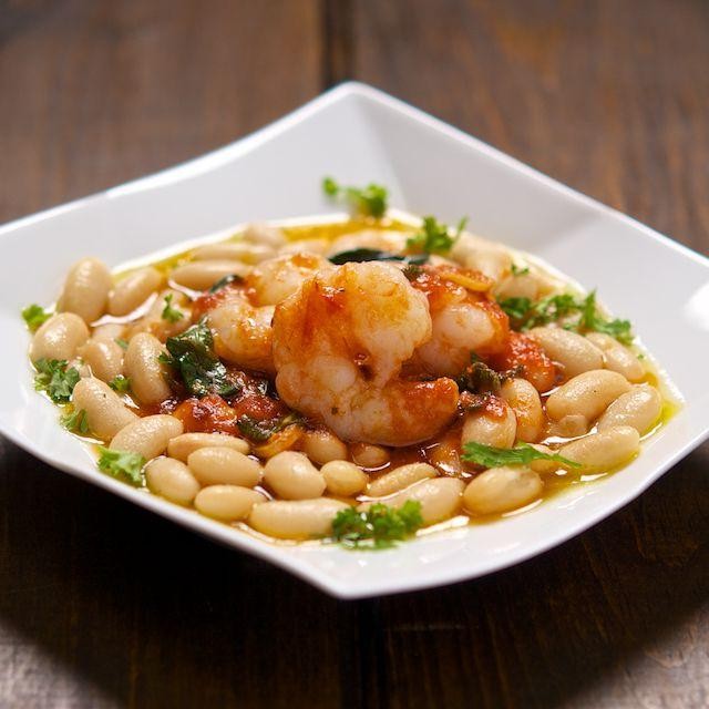 Tuscan Shrimp and Cannellini Beans