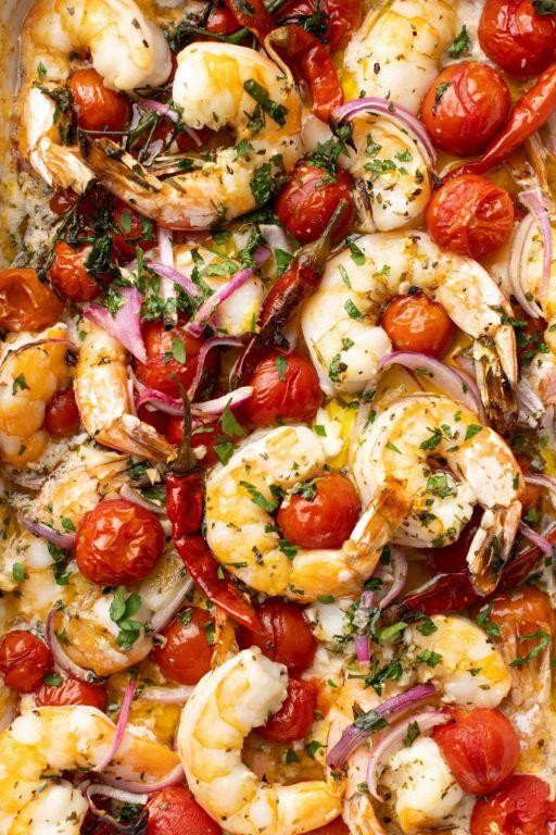 Tuscan Shrimp with Feta and Tomatoes