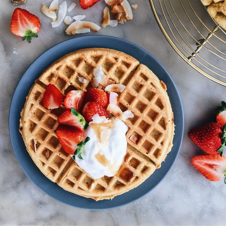 Vanilla Bean Gluten-Free Waffles