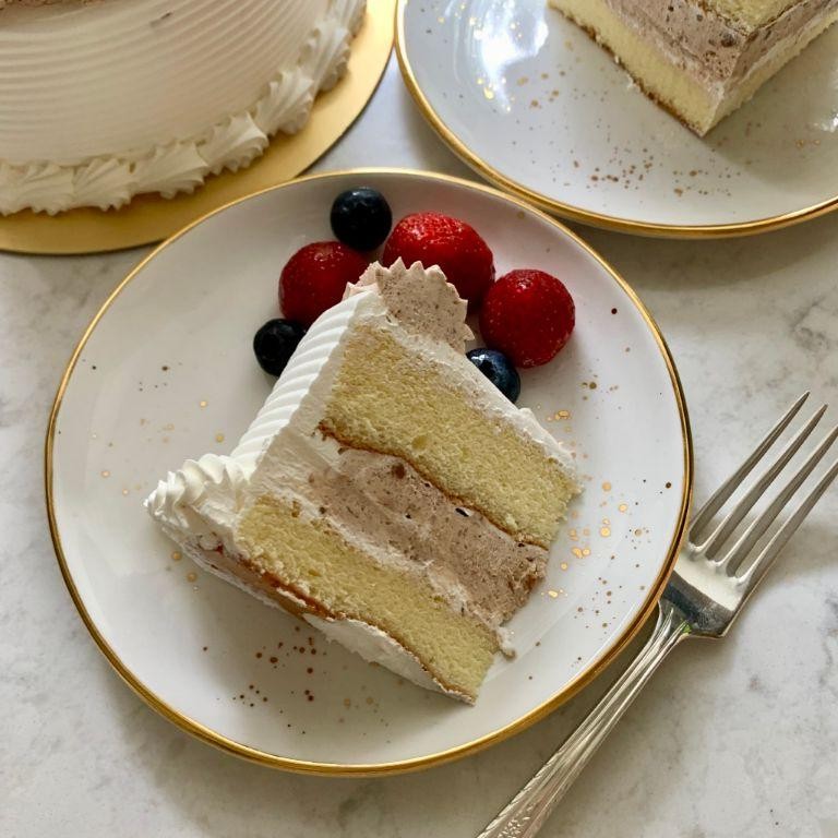 Vanilla Chestnut Sponge Cake