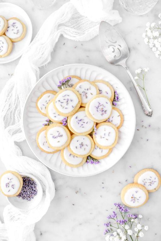 Vanilla Sugar Cookies with Lavender