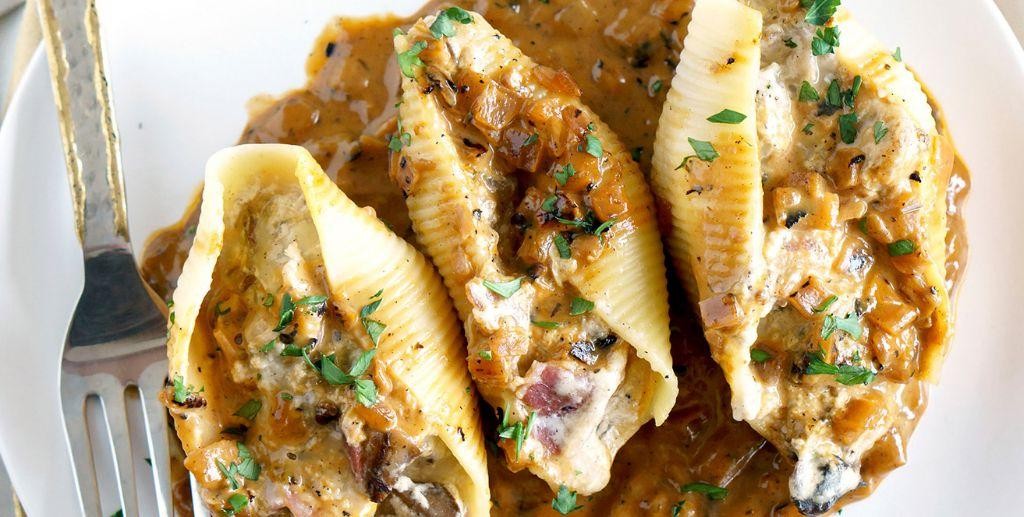 Veal Marsala and Spinach Stuffed Shells