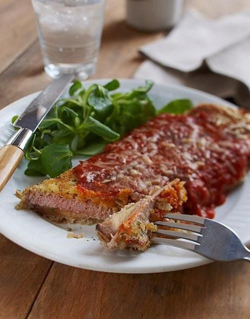 Veal Parmesan Eggplant Hybrid