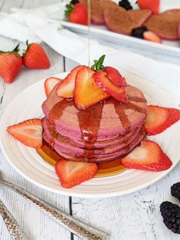 Vegan Beetroot Pancakes