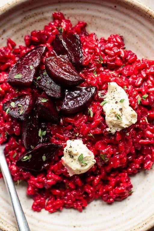 Vegan Beetroot Risotto