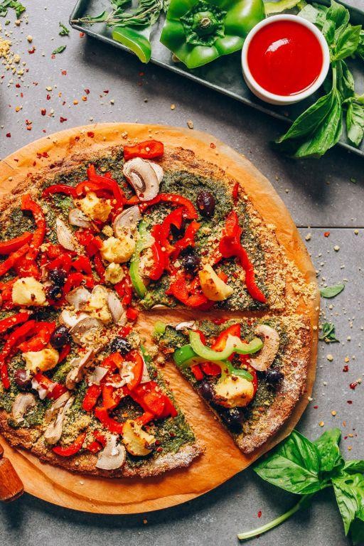 Vegan Cauliflower Pizza Crust