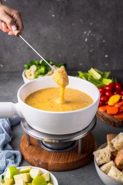 Vegan Cheese Fondue