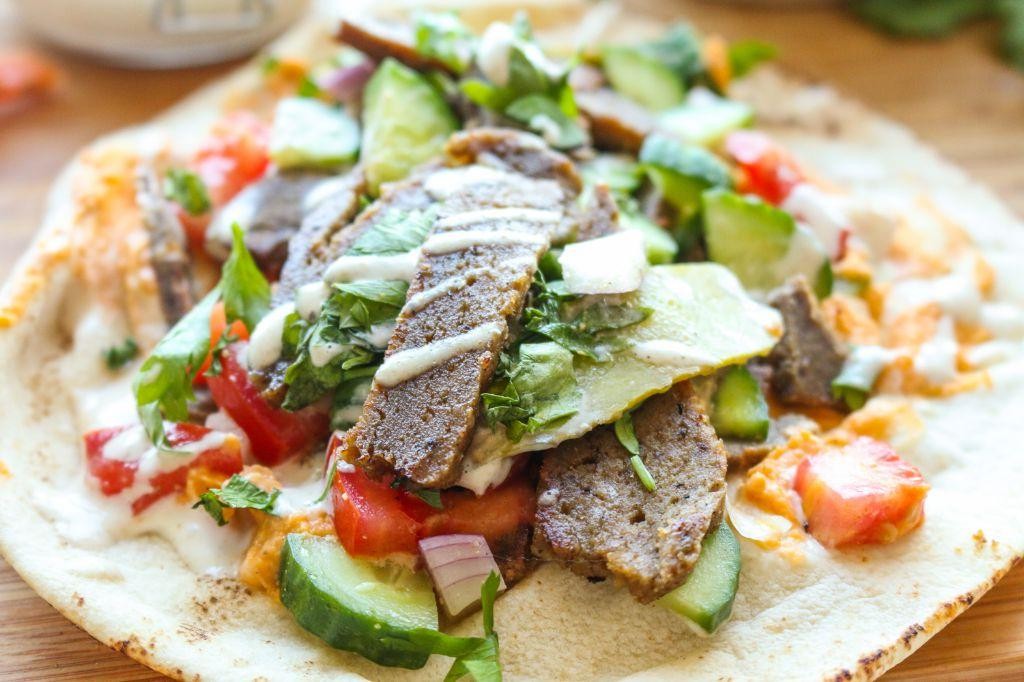 Vegan Chicken Shawarma with Seitan