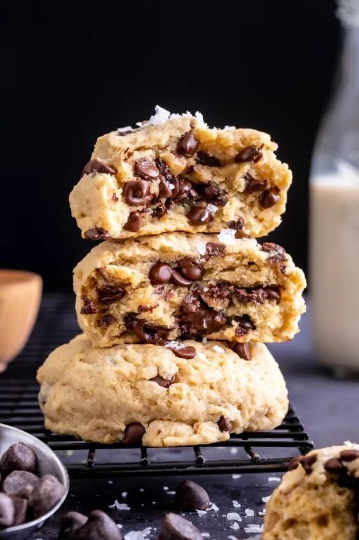 Vegan Chickpea Chocolate Chip Cookies